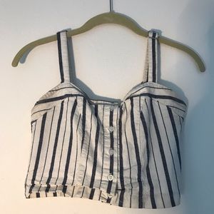 Brandy white and blue tank top